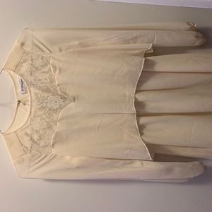 BCBG White Sheer Dress Size XS